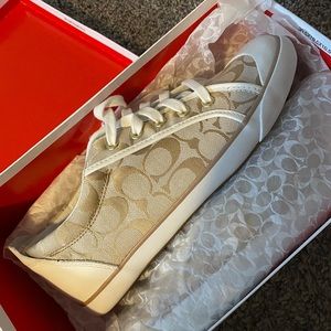 Coach Gold Sneakers